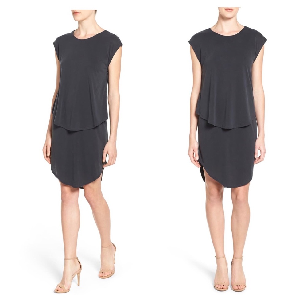 NWT✨Trouvé Crossover Back Cap Sleeve Dress